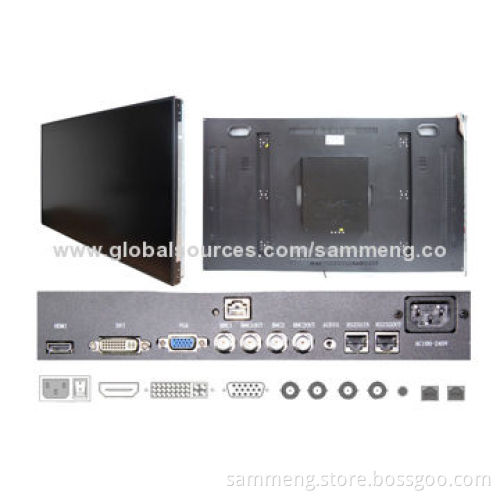 46-inch 5.3mm Bezel LCD Video Wall Display with 1,920 x 1,080 Pixels Resolution and 700-nit